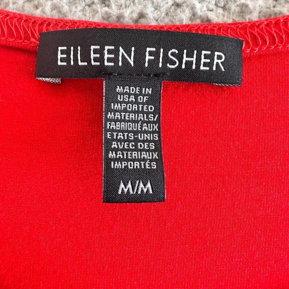 Eileen Fisher Tunic Long Sleeve Side Slits Straight Hem - Picture 15 of 16